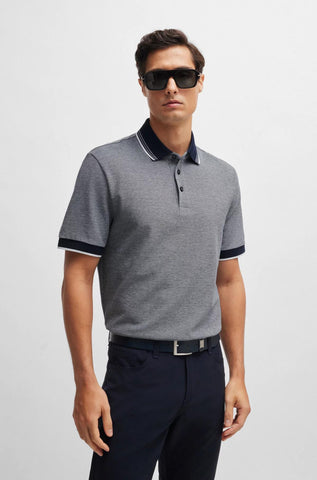Polo BOSS Regular fit Oxford Cotton Piqué