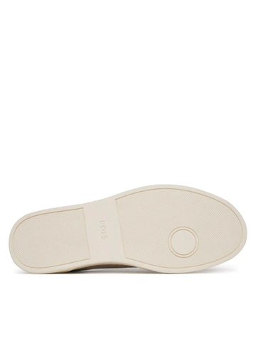 Tenis BOSS Kierran_Tenn en Suede y Canvas en Monograma Doble B