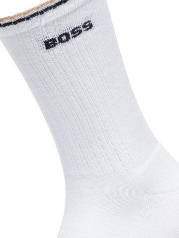 Pack de 3 Medias Deportivas BOSS de Canalé con Rayas Signature