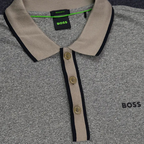 Polo Shirt Regular fit de algodón con stretch Paddy 4