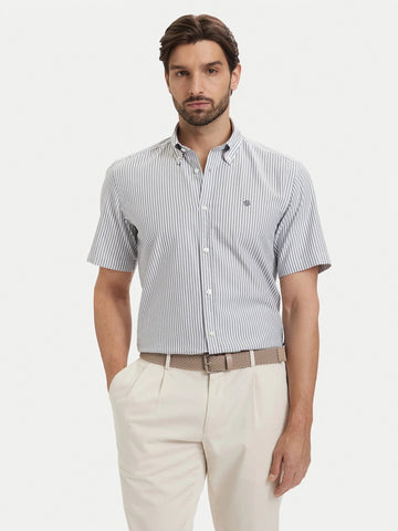 Camisa BOSS de Manga Corta Oxford Regular Fit