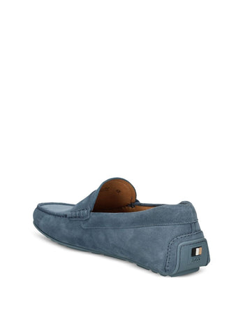 Mocasines BOSS con ribete de monedas - Azul