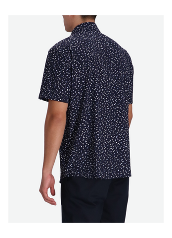 Camisa Boss Regular Fit Manga Corta Poplin Con Stretch