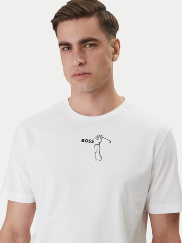 Camiseta BOSS Golf Birdie para Hombre -  Blanco