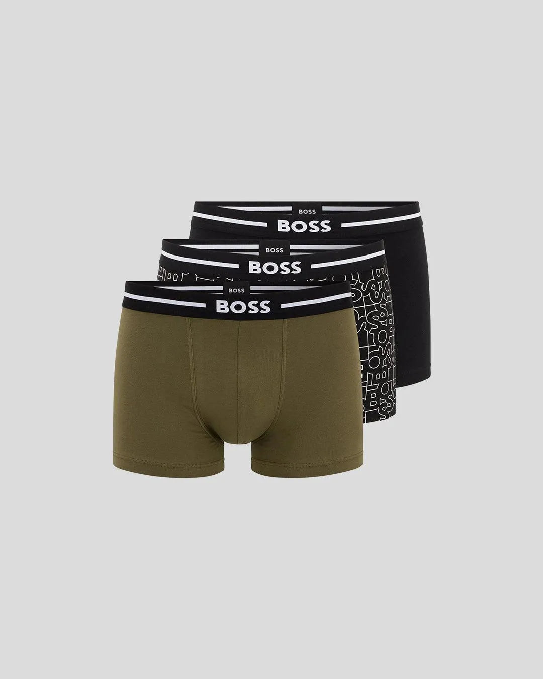 Boxer Boss Signature Trunks Paquete de Tres - tiendadicons.com