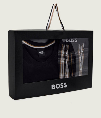 Set Pijama BOSS T Shirt + Pantalón largo en caja de regalo