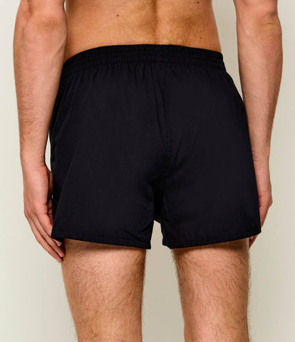 Pack de 2 Bóxers Pijama BOSS de Popelina de Algodón – Negro / Beige