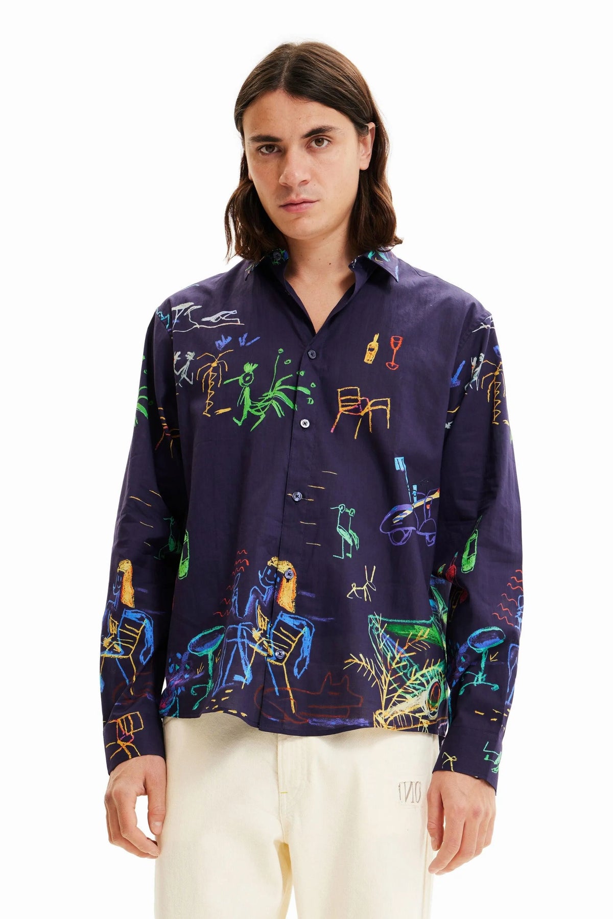 Camisa Desigual Ilustraciones - tiendadicons.com