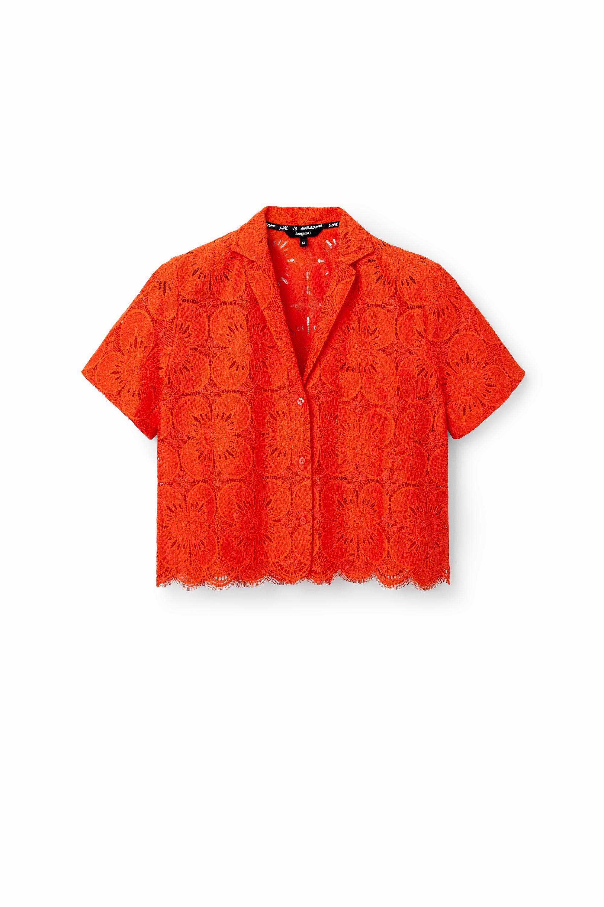 Camisa Desigual Short Lace - tiendadicons.com