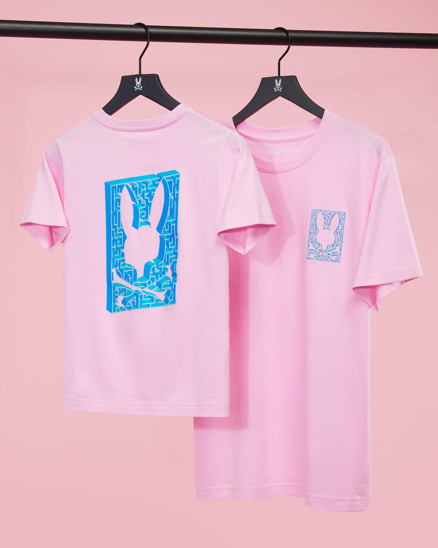 Camiseta Psycho Bunny Pisani - Rosado - tiendadicons.com