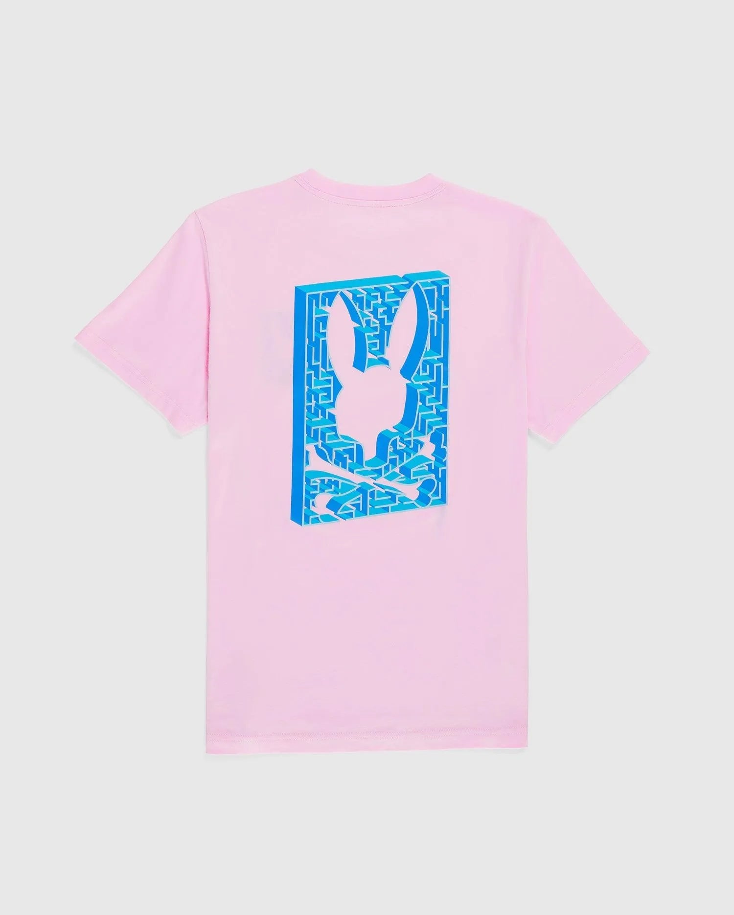 Camiseta Psycho Bunny Pisani - Rosado - tiendadicons.com