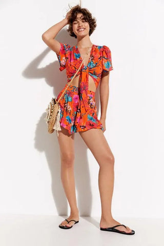 Conjunto Desigual Coral Tied - tiendadicons.com