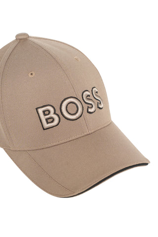 Gorra BOSS en Algodón de Piqué con Logo Bordado