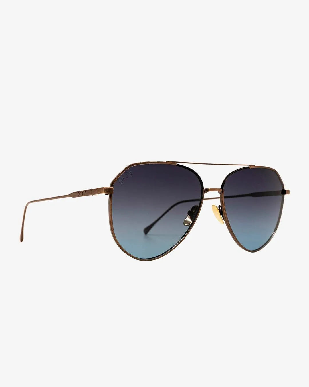 Dash XS Aviator Unisex Polarized Dark Brown - Diff - tiendadicons.com