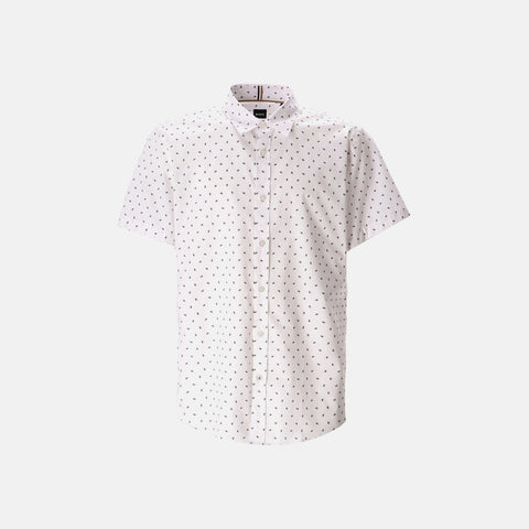 Camisa Boss Slim Fit Manga corta Con patrones