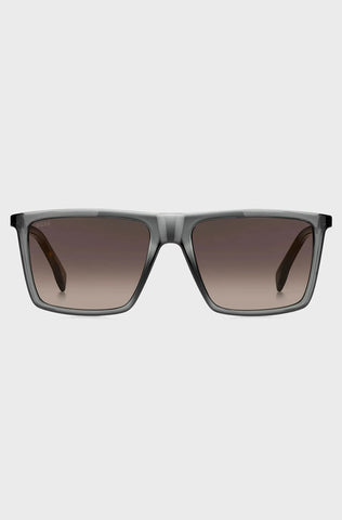 Gafas De Sol Boss Para Hombre De Acetato Gris Con Herrajes Exclusivos Havana