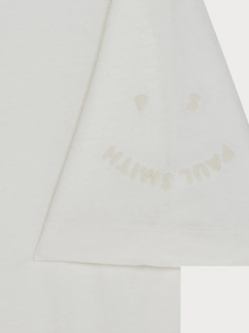 T-Shirt Ps Paul Smith Organic Cotton Bordados en Manga Relax Fit
