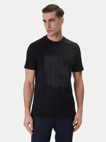 Camiseta BOSS con Diseño en Relieve para Hombre - Negro