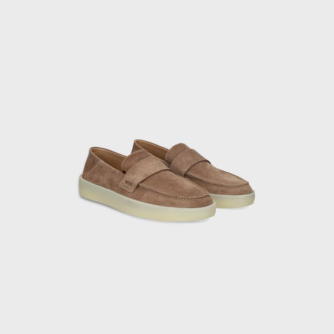 Loafers BOSS Casual slip-ons Randal en Suede Color Beige