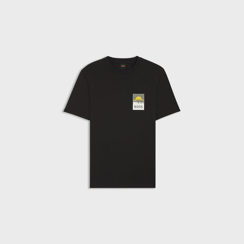 T-Shirt BOSS Regular Fit en Algodón con Logo Gráfico