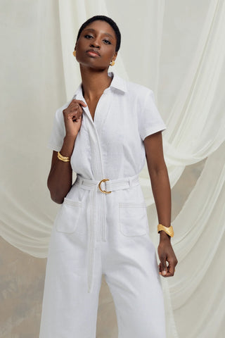 Jumpsuit Enara en Lino Natural
