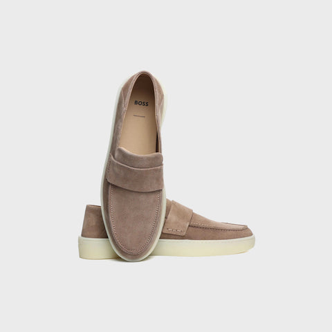 Loafers BOSS Casual slip-ons Randal en Suede Color Beige