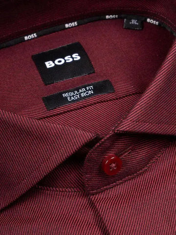 Camisa Boss Regular fit De Vestir Con Stretch