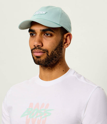 Gorra BOSS Derrel con Logo Bordado - Aqua