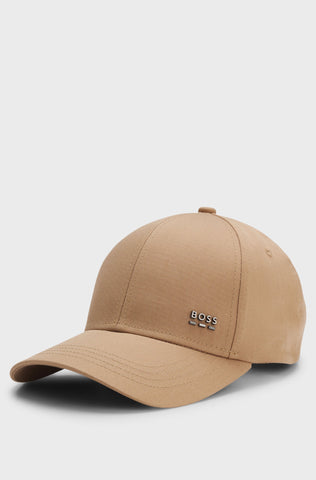 Gorra BOSS Zed-BOSS-ME de Algodón – Beige