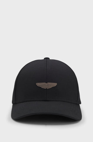 Gorra BOSS x Aston Martin Zed-J_AM de Algodón – Negro