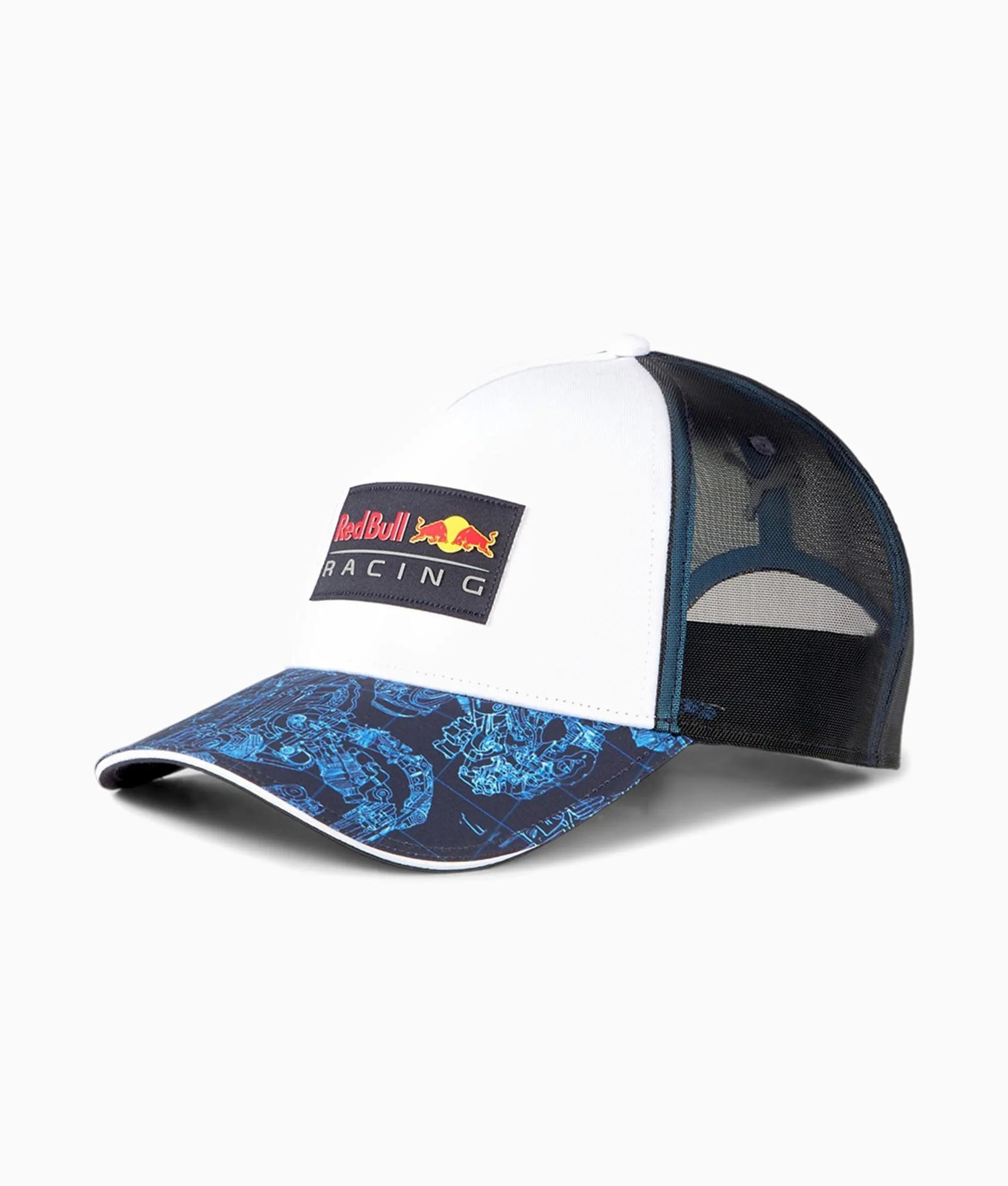 Gorra RedBull Racing Trucker - Blanco - tiendadicons.com