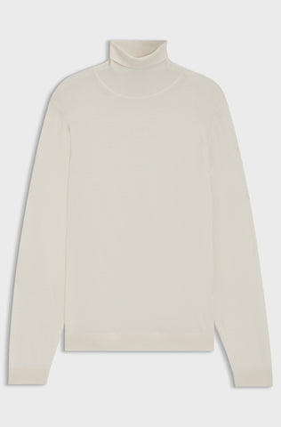 Sweater BOSS Rollneck en Merino Wool Extra Fino Slim fit