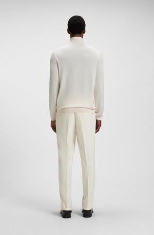 Sweater BOSS Rollneck en Merino Wool Extra Fino Slim fit