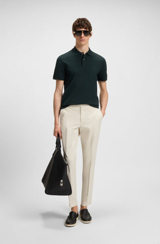 Polo BOSS Pallas en Piqué con logo Bordado Regular fit
