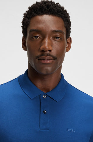 Polo BOSS Pallas en Piqué con logo Bordado Regular fit