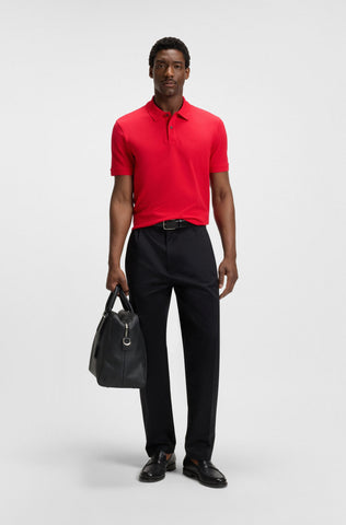 Polo BOSS Pallas en Piqué con logo Bordado Regular fit