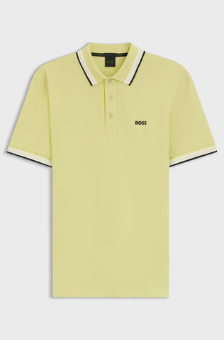 Polo BOSS Paddy Pro 102 Regular Fit - Amarillo