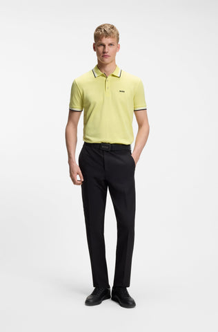 Polo BOSS Paddy Pro 102 Regular Fit - Amarillo