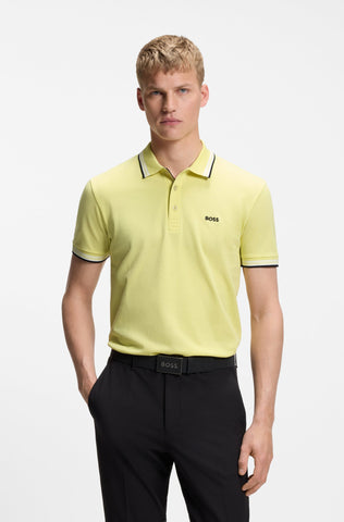 Polo BOSS Paddy Pro 102 Regular Fit - Amarillo