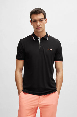 Polo Shirt Boss Regular Fit Paddy Pro Algodón Con Stretch