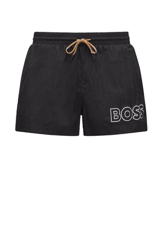 Traje de Baño BOSS tipo shorts en tejido de secado rápido con logo en contorno