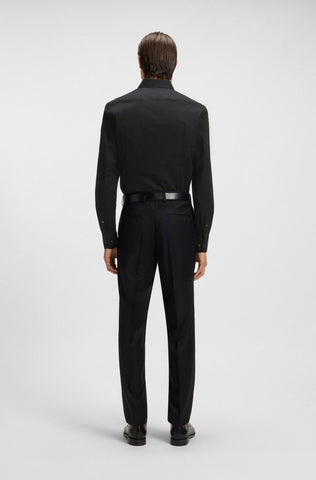 Camisa BOSS Poplin elástico de vestir y fácil planchado Slim fit