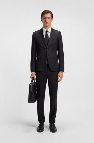 Camisa BOSS Poplin elástico de vestir y fácil planchado Slim fit