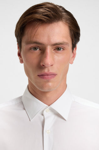 Camisa BOSS Poplin elástico de vestir y fácil planchado Slim fit