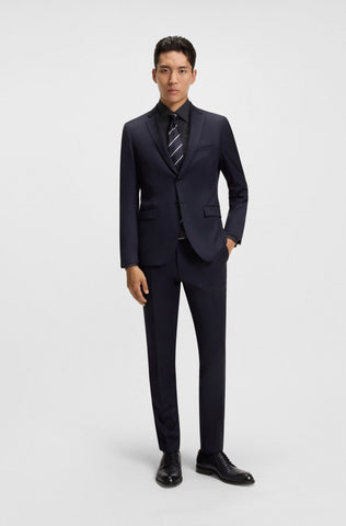 Camisa BOSS Poplin elástico de vestir y fácil planchado Slim fit