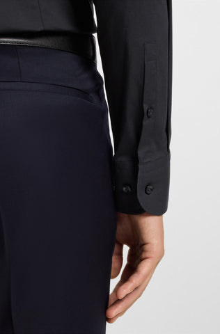 Camisa BOSS Poplin elástico de vestir y fácil planchado Slim fit