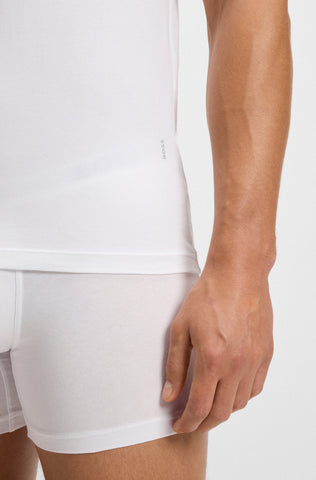 Pack de tres camisetas BOSS de cuello V con Stretch Slim fit