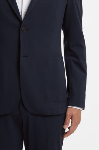 Chaqueta BOSS Slim fit en tejido de punto elástico de alto rendimiento Performance - Azul Marino