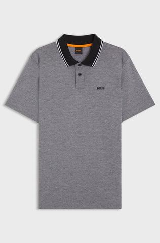 Polo Shirt BOSS Relaxed Fit en algodón piqué Oxford