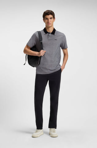 Polo Shirt BOSS Relaxed Fit en algodón piqué Oxford